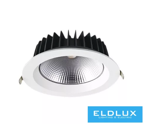 UNIVERSO LED süllyestett lámpa 40w 4350lm 4000K 90° IP20 Fehér D230x77mm Kivágás:D200mm 5év