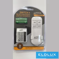   UNIVERSO 1 utas rádiófrekvenciás távirányítós kapcsoló 230V IP20