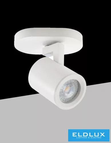 UNIVERSO Spot lámpatest 1xGU10 Max.35w IP20 125x70x110mm Fehér