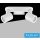 UNIVERSO Spot lámpatest 2xGU10 Max.35w IP20 220x70x110mm Fehér