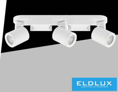 UNIVERSO Spot lámpatest 3xGU10 Max.35w IP20 350x70x108mm Fehér