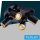 UNIVERSO Spot lámpatest 4xGU10 Max.35w IP20 220x220x108mm Fekete/Arany