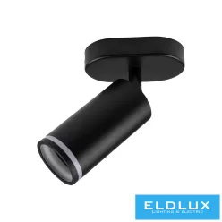   UNIVERSO Spot lámpatest 1xGU10 Max.35w IP20 D55x110x110mm Fekete