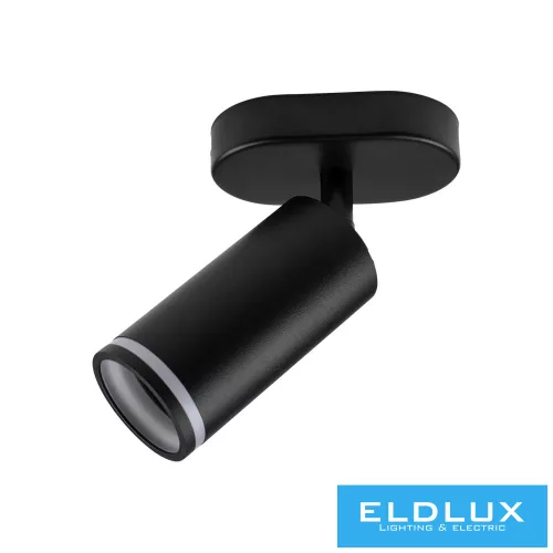 UNIVERSO Spot lámpatest 1xGU10 Max.35w IP20 D55x110x110mm Fekete