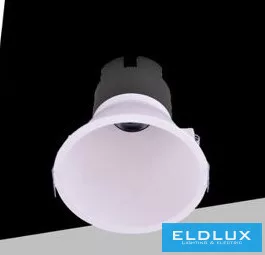 UNIVERSO Süllyesztett spot lámpa 5w 463lm 6500k RA90 24° IP20 Fehér D83x81.5mm kivágás:75mm