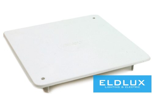 Dietzel Kötődoboz fedél (MÜDK) négyzetes csavaros fehér műanyag 150mm x 150mm AK/RD 150