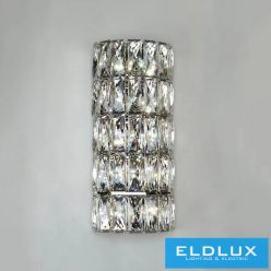   ELDLUX Kristály üveg fali lámpa LED 10W CCT 800lm IP20 160*110*390mm