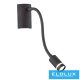 ELDLUX FLEXI Fali lámpa 3W WW fekete
