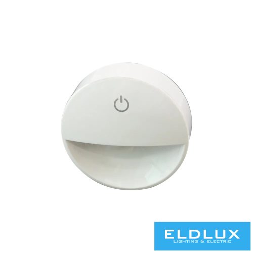 UNIVERSO LED ÉJJELI LÁMPA KAPCSOLÓVAL IP20 0.6W 6500K 12lm Fehér