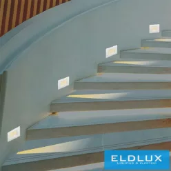   UNIVERSO süllyesztett LED lámpatest PIR 1.3w 25lm 3000k 3m-120°-45sec IP20 fehér