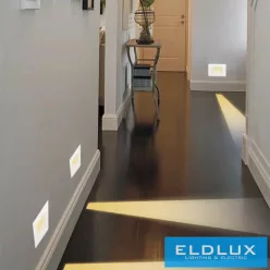   UNIVERSO süllyesztett LED lámpatest PIR 1.3w 25lm 4000k 3m-120°-45sec IP20 fehér