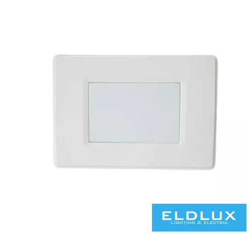 UNIVERSO LED vészkijárat süllyesztett lámpatest 1.1w 25lm 3000K 3.7v 600mAH 3óra IP20 120x85mm