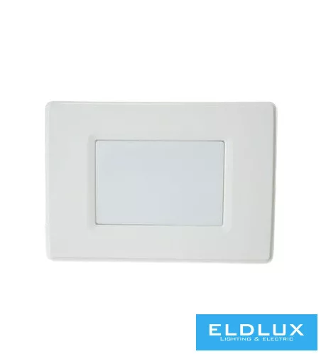 UNIVERSO LED vészkijárat süllyesztett lámpatest 1.1w 25lm 6500K 3.7v 600mAH 3óra IP20 120x85mm