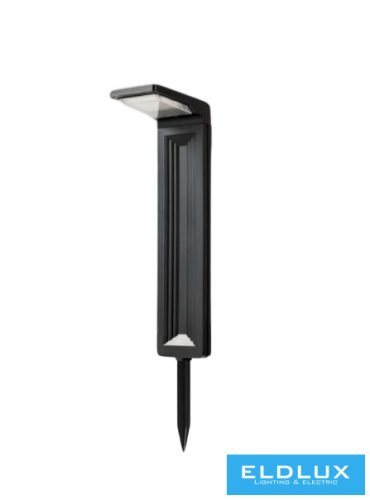 UNIVERSO Solar kerti lámpa  3.7V-2.2AH 5V-2w 200lm CCT.kap IP65 fekete 573x162x90mm