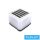 UNIVERSO Napelemes oszlop lámpa 3.2V-1AH 5V-0.8w 60lm CCT.kap IP65 Fekete 100x100x84mm