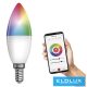 EMOS LED izzó GoSmart gyertya / E14 / 4,8 W (40 W) / 470 lm / RGB / dimmelhető / Zigbee