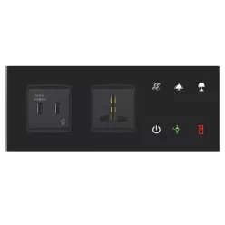 GBP3-60/BL/2F Üvegfelületű vezérlő, fekete