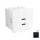 45382_SPM dupla USB töltő (2x USB-C), matt fekete