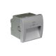 45384_SAL dupla USB töltő (2x USB-A), 20°-os kimenet, alumínium