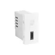 45387_SBR USB-C töltő, fehér - 1 modul