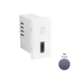 45387_SGR USB-C töltő, grafit - 1 modul