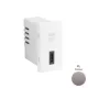 45387_SPL USB-C töltő, platina - 1 modul