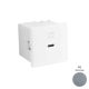 45398_SAL USB-C gyorstöltő aljzat  (30W), alumínium