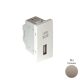 45437_SCH USB-A adatkommunikációs aljzat, pezsgő - 1 modul