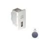 45437_SGR USB-A adatkommunikációs aljzat, grafit - 1 modul