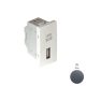 45437_SIS USB-A adatkommunikációs aljzat, szürke - 1 modul