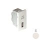 45437_SMF USB-A adatkommunikációs aljzat, elefántcsont - 1 modul