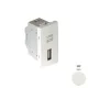 45437_SMF USB-A adatkommunikációs aljzat, elefántcsont - 1 modul