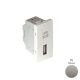 45437_SPL USB-A adatkommunikációs aljzat, platina - 1 modul