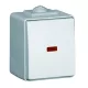 48162_CCZ IP65 Csengőnyomógomb jelzőfénnyel (12V) - szürke