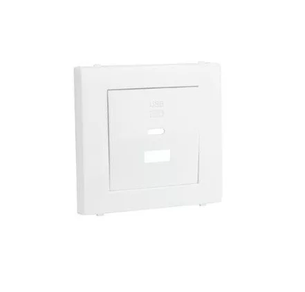 50674_TBM dupla töltő aljzat fedél (USB-A + USB-C), matt fehér