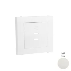   50675_TMF dupla töltő aljzat fedél (2x USB-C), elefántcsont