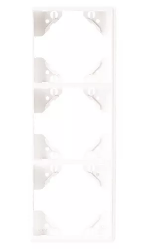 50932_TBM Apolo 5000 függőleges hármas keret, matt fehér színű
