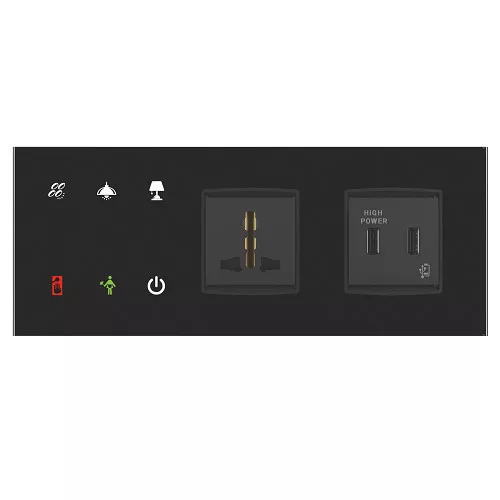 GBP3-60/BR/2F Üvegfelületű vezérlő, fekete