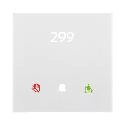 GCR3-11W Üvegfelületű kártyaolvasó, fehér