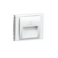   70673_TBR dupla USB töltő (2x USB-A), 20°-os kimenet, fehér