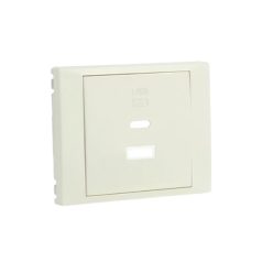   70674_TMF dupla töltő aljzat fedél (USB-A + USB-C), elefántcsont