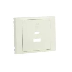   70674_TMF dupla töltő aljzat fedél (USB-A + USB-C), elefántcsont
