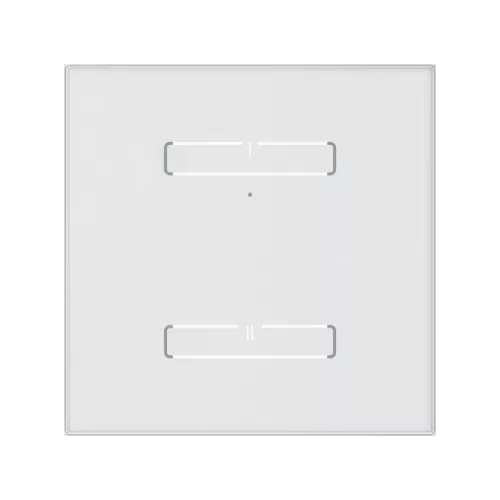 RFGB-20/W Üvegfelületű vezérlő, 2gombos, fehér