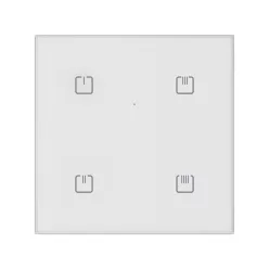 RFGB-40/W Üvegfelületű vezérlő, 4gombos, fehér