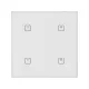 RFGB-40/W Üvegfelületű vezérlő, 4gombos, fehér