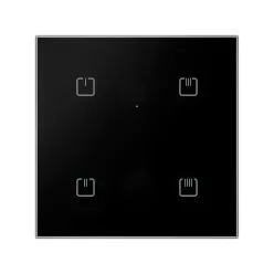 RFGB-40/B Üvegfelületű vezérlő, 4gombos, fekete