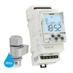   SOU-2/230V Alkonykapcsoló digitális kapcsolóórával, érzékelővel