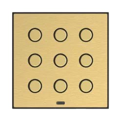 MSB3-90/GG Fém fali vezérlő, sárgaréz