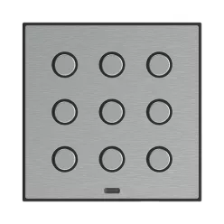 MSB3-90/SS Fém fali vezérlő, ezüst