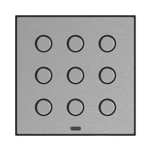 MSB3-90/SS Fém fali vezérlő, ezüst